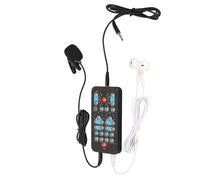 Yinhing Cambia Voce da Gioco Cambia Voce Portatile Portatile con 8 Effetti Sonori per PC Mobile Disguiser Multifunzionale con Batteria Incorporata