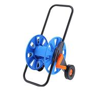 Yinhing Carrello Avvolgitubo da Giardino con Ruote Portatubo Portatile a Spinta Manuale per Tubo G1/2 50m Costruzione in Alluminio per la Cura del Giardino e del Prato