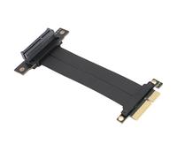 Yinhing Cavo di Prolunga PCIE 4.0 16 Gbps 180 Maschio a 90 Femmina 64 PIN Conduttore in Rame Cavo di Prolunga PCIE 4.0 X4 per Trasferimento Dati Ad Alta velocità 10 Cm / 3,94 Pollici Adatto per (40