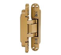 Yinhing Cerniere per Porte a 180 Gradi Hardware Pieghevole 3D con Chiave Esagonale e Viti Ideale per Porte in Legno Fino a 40 Kg Finitura e stabilità Migliorata (GOLD)