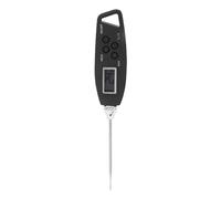 Yinhing Cibo Digitale Lettura Carne con Display LCD Retroilluminato IPX5 Gancio Magnetico Copri Sonda per Grigliare Cottura Cottura Celsius/Fahrenheit Commutabile (BLACK)