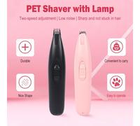 Yinhing Clievi per Cani per la Toelettatura, Rasoio per la Toeletta per gli Animali Domestici Forniture per Animali Domestici per la Toelettatura per la per Capelli Trimmer con Luce a LED (#3)
