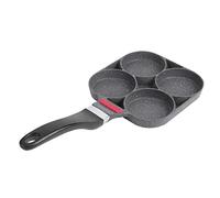 Yinhing Colazione Pancake Padella in Alluminio per Uova, Hamburger e Altro con Manico Ergonomico per Piani Cottura Aperti e a Induzione, Ideale per Pancake Dalla Forma Perfetta (#1)