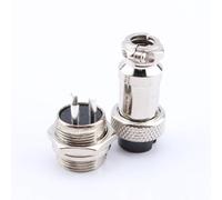 Yinhing Connettore GX16 Presa Elettrica a Vite a 2/3/5/6/8 Pin Resistente All'aria per Acquisizione Dati Macchina CNC Audio Video con Alloggiamento in Metallo Rivestito in Cromo