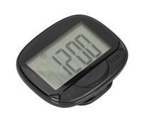 Yinhing Contapassi a Grande Schermo con Rilevamento della Distanza delle Calorie Pedometro 2D per Camminare Corsa Design con Clip in Vita Fitness Multifunzionale Blu (BLACK)