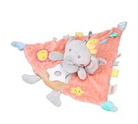 Yinhing Coperta di Sicurezza per Elefante Coperta Morbida per la Dentizione con Giocattoli Tattili per Neonati Giocattolo da Coccolare per Dormire