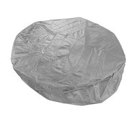 Yinhing Copertura per Mobili da Esterno per Vasca Idromassaggio Rotonda 190 Cm Copertura in taffetà di Poliestere Argento 190X90 Cm Ideale per l'uso Tutto l'anno (GREY)