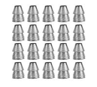 Yinhing Cuneo con Manico per Ascia, 20 Pezzi Manico in Acciaio per Martello con Mazza Cuneo in Metallo Cunei con Manico Rotondo Strumenti di Ricambio per Fissaggio 'ascia (Diametro 13 mm / 0,51