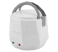 Yinhing Cuociriso Elettrico Portatile Multifunzionale 12V 100W .3L e Cibo per Auto, Ideale per Viaggi su Strada, Campeggio e Avventure all'aria Aperta per Pasti Veloci e Deliziosi (WHITE)