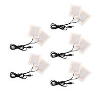 Yinhing Cuscinetto Riscaldante Elettrico Portatile 5 Pezzi Dc5V USB per Collo, Schiena, Addome, Zona Lombare, per il Relax Nella Stagione Fredda