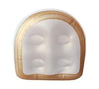 Yinhing Cuscini Bagno con Cuscino Spa con Copertura in Rete e Ventose Gonfiabili per Rilassarsi nella Vasca Idromassaggio e nella Vasca Bagno, Comodo Supporto per Collo e Schiena per Esperienze di