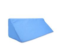 Yinhing Cuscino a Cuneo di Posizionamento a Forma di R Antiscivolo per Chi Dorme Sul Fianco Allineamento del Corpo Elevato Supporto per Caviglia Supporto per Gamba Blu 60 X 25 X 20 Cm
