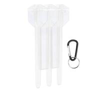 Yinhing Custodia Portatile in ABS con Custodia a 3 Custodie e Fibbia in Lega di Alluminio Design Elegante Ideale per gli Amanti dell'home Office o delle Serate di Gioco (Bianco trasparente)