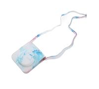 Yinhing Custodia Protettiva in Pelle PU con Stampa a Colori con Tracolla, Perfetta per 12 Fotocamere da Sogno, Design Elegante per un Facile Trasporto e in Viaggio (Onda sognante)