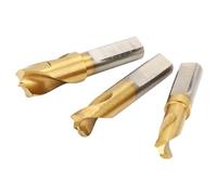 Yinhing Cutter di Saldatura a Punto, Bitto di Saldatura a Spold Accessori di Taglio del Taglio di 1/4 Pollici 5/16 Pollici 3/8 3pcs HSS CO COBALT SPOT POTTA BIT BIT KIT SET COBALT STRUMATO