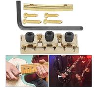 Yinhing Dado per Chitarra, Chitarra di Bloccante con Tutte le Viti di Montaggio Necessarie e una Lega di Zinco Esagonale Gratuita, in Lega di Zinco di in Rame da Dado per per per per (Oro (GE98))