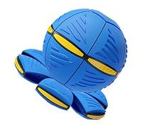 Yinhing Disco di Deformazione del Disco Volante con Luce per Il Gioco Interattivo dei Genitori Giocattolo Multifunzionale dal Design Morbido e Flessibile per Bambini e Animali Domestici (Blue)