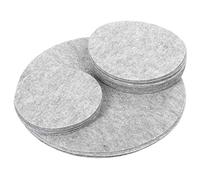 Yinhing Divisori per Piatti in Feltro 48 Pezzi Cuscinetti Separatori Morbidi per la Conservazione di Stoviglie Porcellane Fini e Pentole a Frizione Leggera (48PCS)