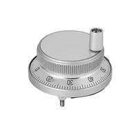 Yinhing Encoder a Impulsi con Volantino da 5 V 60 Mm per Fresatrice Controllo Manuale nell'ingegneria dei Sistemi CNC Compatibilità Versatile Design Compatto Installazione Facile Ideale per (WHITE)