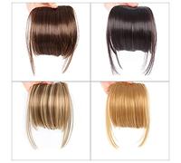 Yinhing Estensione per Capelli con, Materiale Simile Ai Capelli Veri Lunghi 5 Pollici con Basette per Tutte le Forme del Viso (carbone di bambù #42)