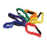 Yinhing Fasce da Corsa a 3 Gambe per Bambini Accessori da Allenamento Elastici in Nylon Colorati per 2 Persone e Leggings Morbidi per Giochi Divertenti e di Gruppo
