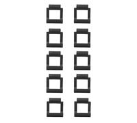 Yinhing Fermo per Scheda Riser PCIe da 10 Pezzi PCIe a USB 3.0 Clamp/Holder Adattatori in Plastica Rigida con Fissaggio per Soluzione di Gestione dei Cavi della Scheda Grafica per Minatori e (Black)