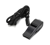 Yinhing Fischietto per Arbitro Professionale in ABS con Cordino e Suono a 4000 Hz per Basket, Calcio, Pallavolo e Altro (Black)