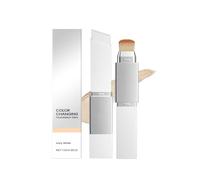 Yinhing Fondotinta in Stick 2 in 1 Che Cambia Colore, Formula in Crema Vellutata a Base D'acqua con Olio Minerale E Vitamina E, per una Carnagione Aerografata con Finitura Nude Senza (Porcellana)