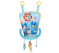 Yinhing Giocattolo da Appendere per Auto Posteriore Giocattolo Sensoriale Portatile per Apprendimento Precoce per Bambini Il Design in Peluche Colorato Favorisce la Stimolazione Visiva Materiali