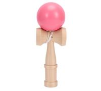 Yinhing Giocattolo Kendama in Legno, Gioco di Coordinazione Mano-Occhio con Coppa e Palla, per Migliorare Le Abilità Motorie con Sequenze di Trucchi Progressivi per Principianti e Utenti (Pink)