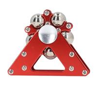 Yinhing Giocattolo Ruota Panoramica Rotante con la Punta delle in Lega di Alluminio Premium Gioco di Decompressione Coinvolgente Antistress Giocattolo di Intrattenimento in Argento per età (rosso)