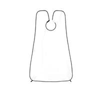 Yinhing Grembiule Barba Uomo Mantella Barba con Ventosa Bavaglino per Cattura Capelli Grembiule Elegante Accessorio per la Cura della per Barbieri e Uso Domestico (WHITE)