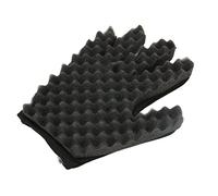 Yinhing Guanto in Spugna Arricciacapelli, Spugna Flessibile per Capelli a Spirale Afro per lo Styling, con Ad Alta densità per Barbiere e Uso Domestico