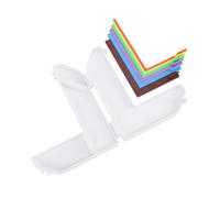 Yinhing Guide di Allineamento 7pz Distanziatori con Codice Colore | Distanziatori in plastica ABS 7 misure da 1/16 a 1/2 pollice per realizzare biglietti, scrapbooking, diari spazzatura,