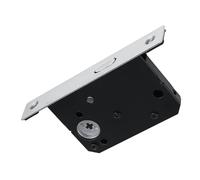 Yinhing Hoconnie Pocket Door Maniglia Scorrevole con Chiavi per Armadio da Bagno e Balcone, Design Antifurto in Argento Spazzolato, Adatta per Mobili in Legno e Porte di Fienili (argento spazzolato)