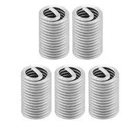 Yinhing Inserti Filettati in Acciaio Inossidabile M6 50 Pezzi Inserti Filettati Elicoidali SS304 Migliorano la di Connessione per Materiali a Bassa Resistenza Lunghezza .0x3D
