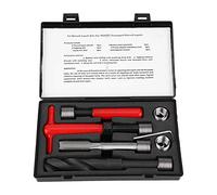 Yinhing Kit di Riparazione Filettatura da 11 Pezzi Strumento per Inserti Filettati M16x2 Set di Riparazione Filettatura in Acciaio Inossidabile con Accessori Completi per Ricambi