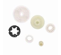 Yinhing Kit di Sostituzione Ingranaggi Motore Finestrino Auto da 6 Pezzi, Ingranaggio Intermedio in Metallo e Materiale ABS, con Installazione Professionale Consigliata, per 3 5 CX7