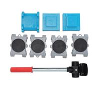 Yinhing Kit di Spostamento di Mobili da 8 Pezzi con Ruote Girevoli a 360 Gradi e Guide per Mobili per un Facile Spostamento di Oggetti di Grandi Dimensioni per Uso Domestico e in Ufficio