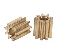 Yinhing Kit Motore per Auto RC, Ingranaggi del Motore RC CARCHE 2 PCS Ingranaggio per Pignone del Pignone in Ottone Ingranaggio per Duplone Intellelli Lok 0,5 9 Denti