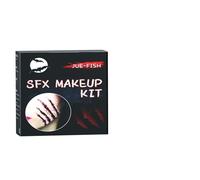 Yinhing Kit per il Trucco di Halloween Set Horror Professionale con Cera per la Pelle Sangue Finto Gel Cicatrice Spruzzo D'acqua Raschietto in Spugna per Feste Eventi Cosplay