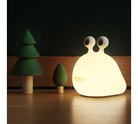 Yinhing Lampada da Comodino in Silicone con Luce Notturna a Forma di Lumaca Simpatico Cartone Animato per Bambini, Morbida e per le Feste in Campeggio in Camera da Letto