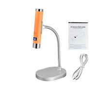 Yinhing Lampada per Unghie AI Smart Sensing Asciugatore Automatico per Unghie Lampada Polimerizzatrice per Smalto Senza Fili con Supporto Magnetico Batteria Ricaricabile Timer 30s 60s (ORANGE)