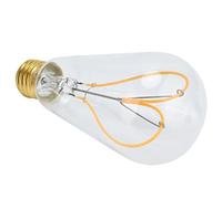 Yinhing Lampadina LED Dimmerabile E27 Vintage da 4 W Alta Trasmissione Luminosa Luce Calda Design a Filamento Vintage Illuminazione Interna Ad Alta Efficienza Energetica per la Decorazione Domestica