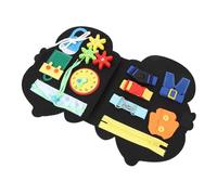 Yinhing Lavagna in Feltro Pieghevole per Bambini Strumento Educativo e Interattivo per l'Apprendimento delle abilità di Vita Lavagna in Feltro Sensoriale Morbido per Viaggi e Uso Domestico