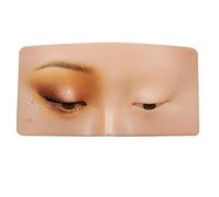 Yinhing Lavagna per Praticare il Trucco in Silicone, Lavagna per Occhi per Viso Allenamento Riutilizzabile Realistica con Silicone Bionico Testurizzato, per la Casa (Foto a colori)