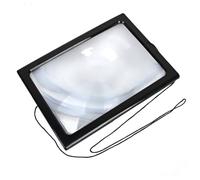 Yinhing Lente d'Ingrandimento Grande per Mani con Luce LED Ingrandimento 3x Design Leggero e Portatile per Lavori di Lettura Ideale per Anziani con Problemi