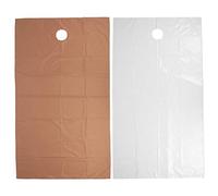 Yinhing Lenzuola per Salone di Bellezza con Foro per L'alito per il Viso, Tessuto in Poliestere Morbido e Delicato Sulla Pelle, Copertura per Lettino Massaggio a Prova di Olio, per (Bianco + testa