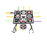 Yinhing Libro in Stoffa Bianca e Ad Alto Contrasto con Suoni Massaggiagengive Morbido Temi di Trasporto Divertenti Compleanno Ideale per Neonati e Bambini Coinvolgente Giocattolo per (Tempo