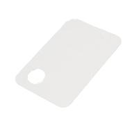 Yinhing Makeup Mixing Spatula Set 304 Stainless Steel Acrylic Tray | Agitatore a doppia estremità con impugnatura ergonomica, custodia in pelle PU acrilica per la miscelazione dei colori del